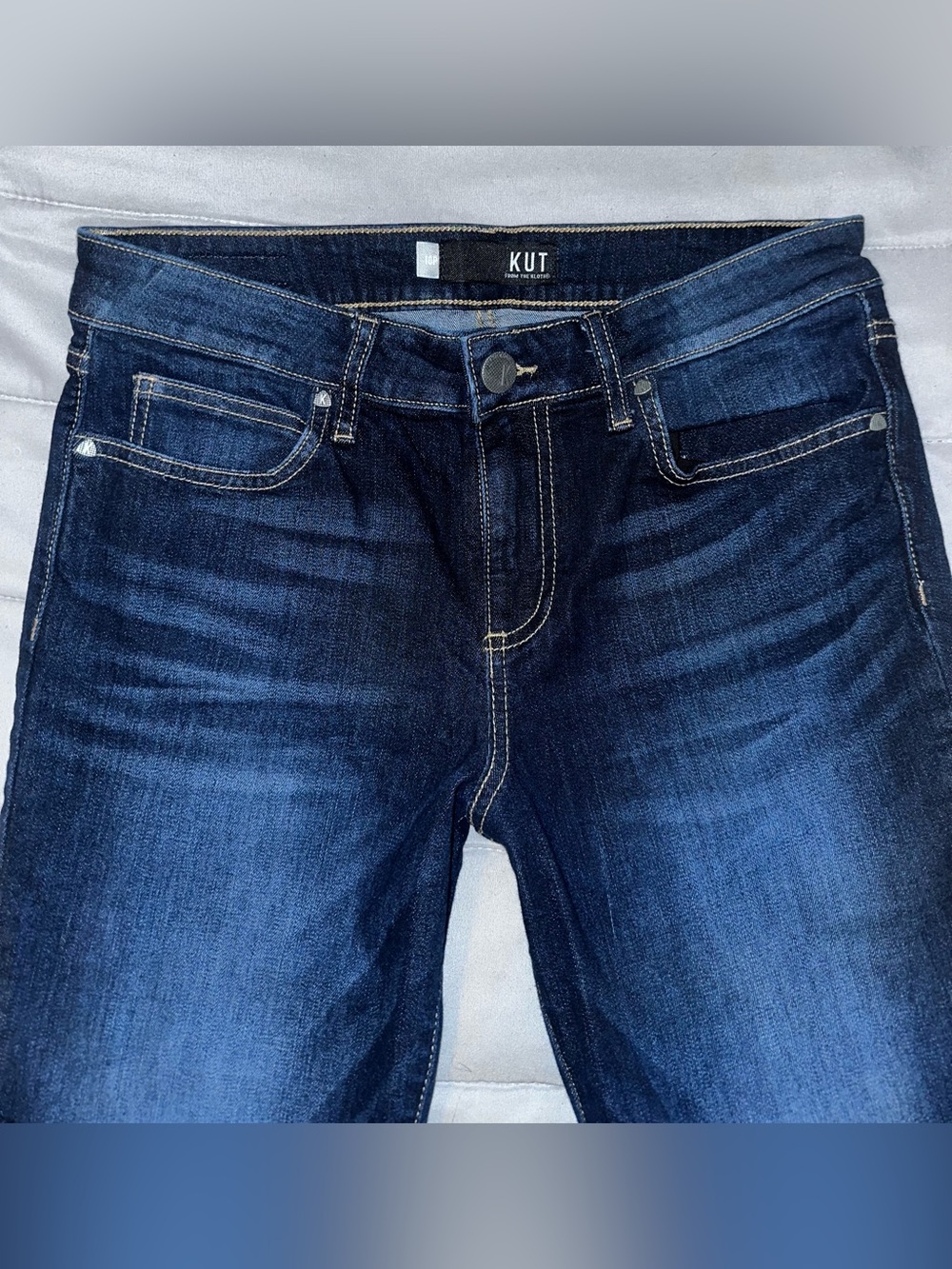Kut from the Kloth Women's Dark Blue Natalie Kurvy Jeans